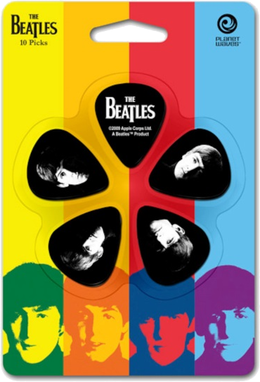 Planet Waves 10 Picks Collector The Beatles Stripes - 1cab4-15bt2 - Plektren - Main picture