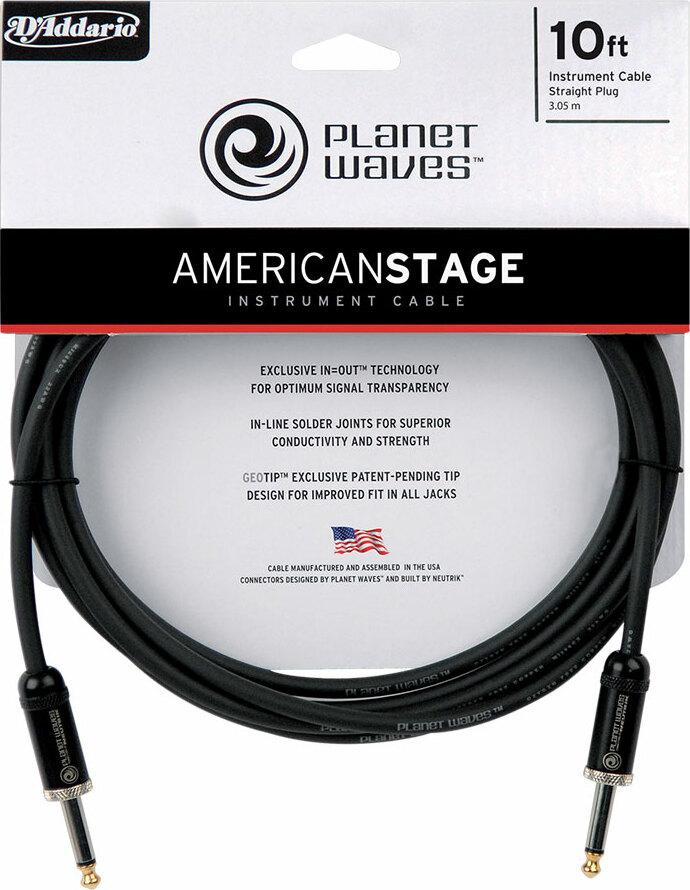 Planet Waves American Stage Jack-jack - 3m (10') - Kabel - Main picture