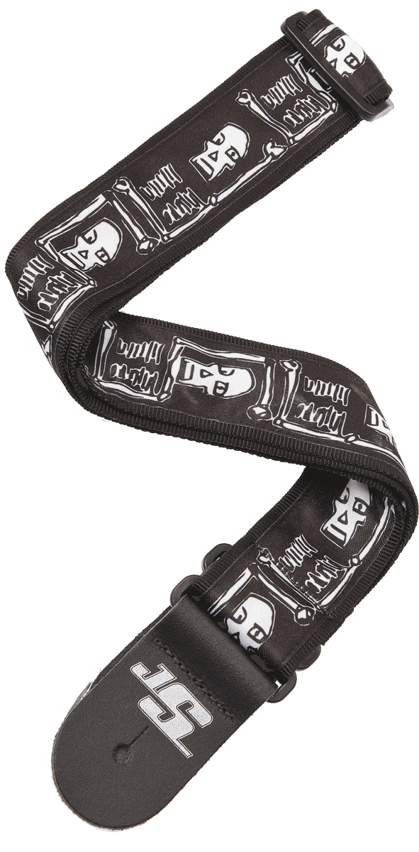 Planet Waves Joe Satriani Nylon Woven Skulls Relics 50js09 - Gitarrengurt - Main picture