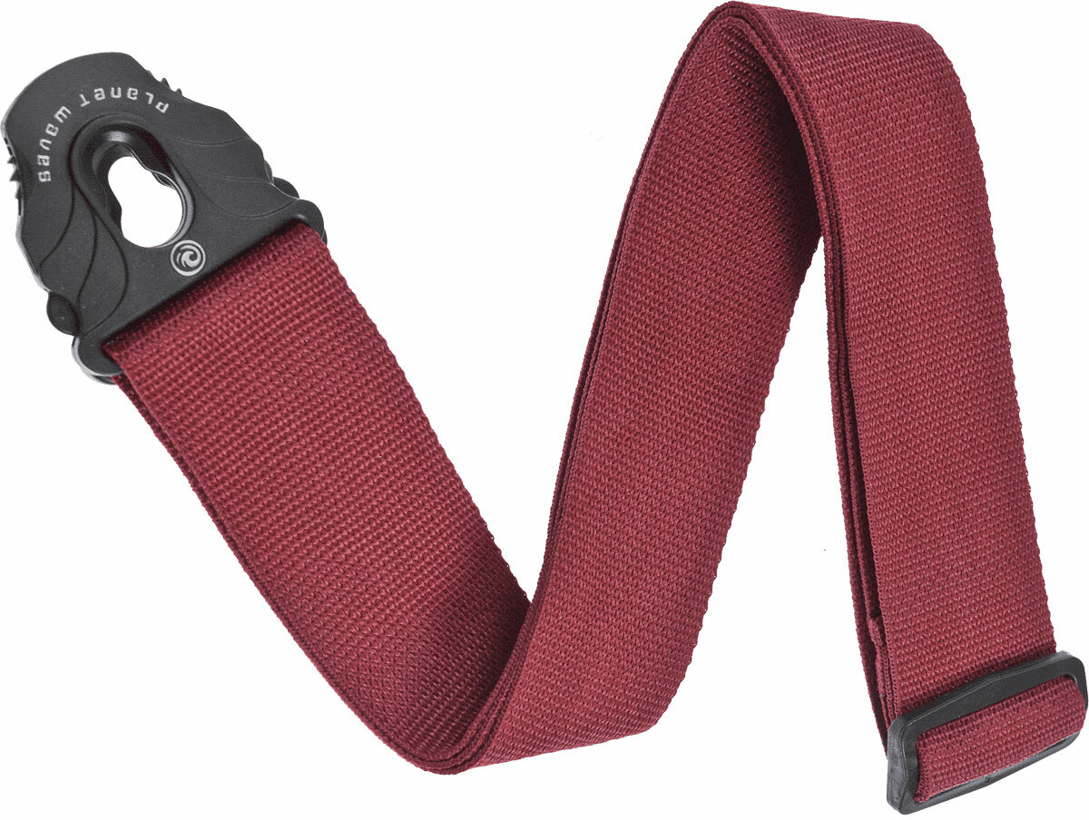 Planet Waves Spl201 Lock Woven Polypropylene Guitar Strap 50mm Red - Gitarrengurt - Main picture