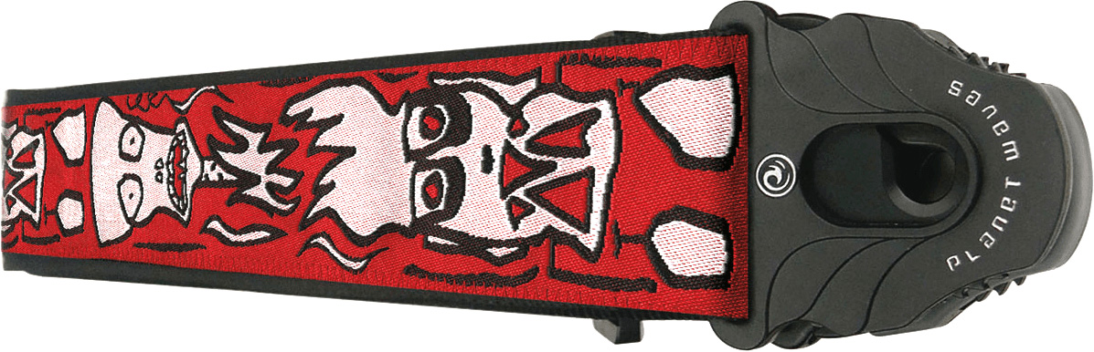 Planet Waves Joe Satriani Up In Flames Woven Lock Signature Guitar Strap - Gitarrengurt - Variation 1