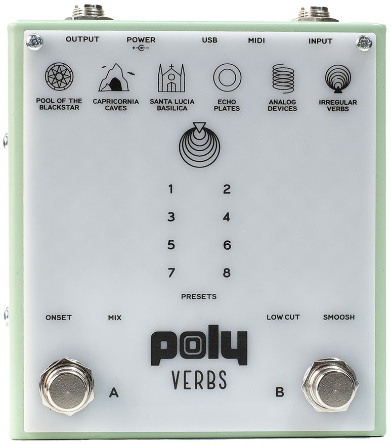 Poly Effects Verbs Reverb - Reverb/Delay/Echo Effektpedal - Main picture