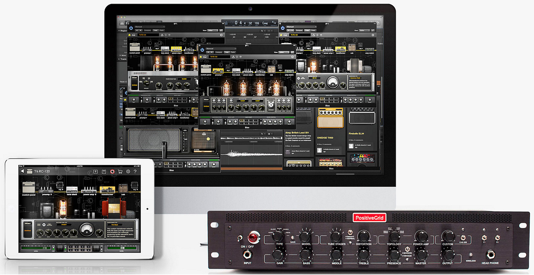 Positive Grid Bias Rack Processor - E-Gitarre Topteil - Variation 3