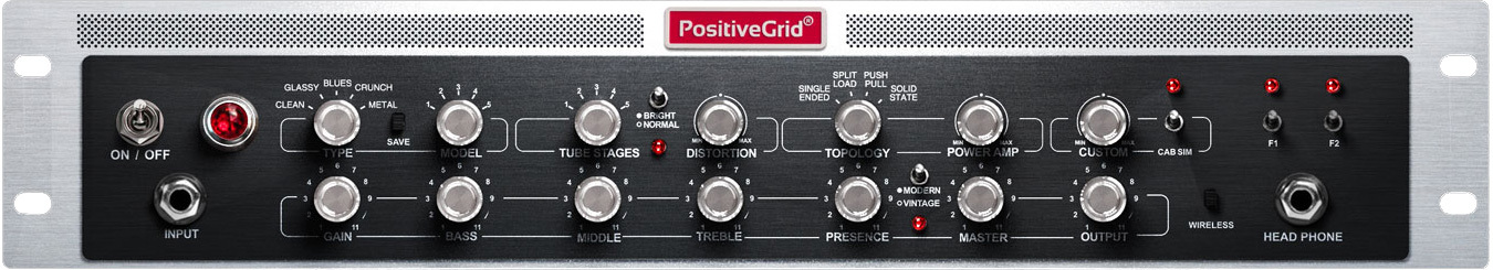 Positive Grid Bias Rack Amplifier - E-Gitarre Topteil - Main picture