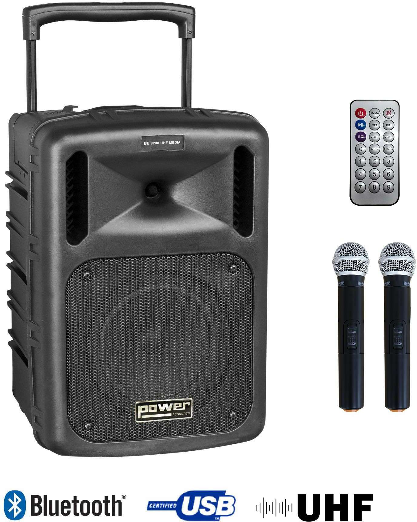 Power Acoustics Be 9208 Uhf Media - Mobile PA-Systeme - Main picture