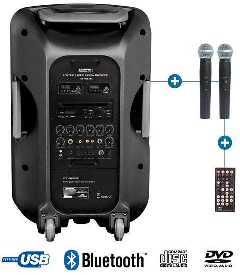 Mobile pa-systeme Power acoustics BE 9515 ABS