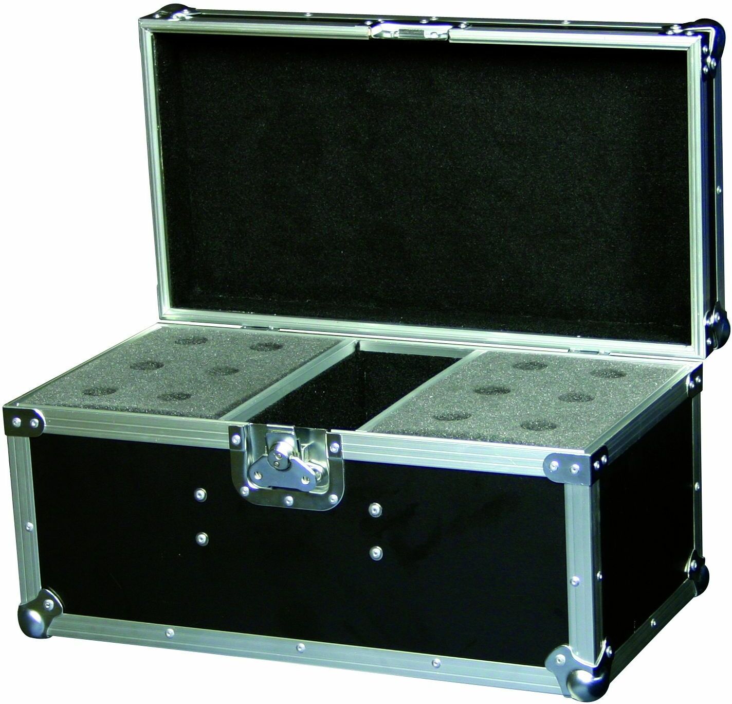 Power Acoustics Flight De Transport Pour 12 Micros Filaires - Flight Case & Koffer für Lichtequipment - Main picture