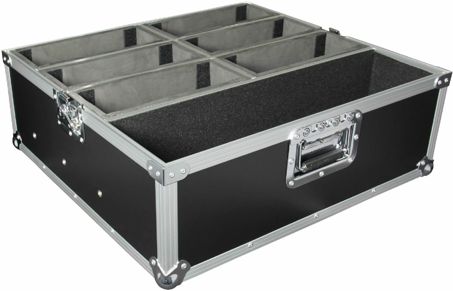 Power Acoustics Flight Pour 6 Par Slim - Flight Case & Koffer für Lichtequipment - Main picture