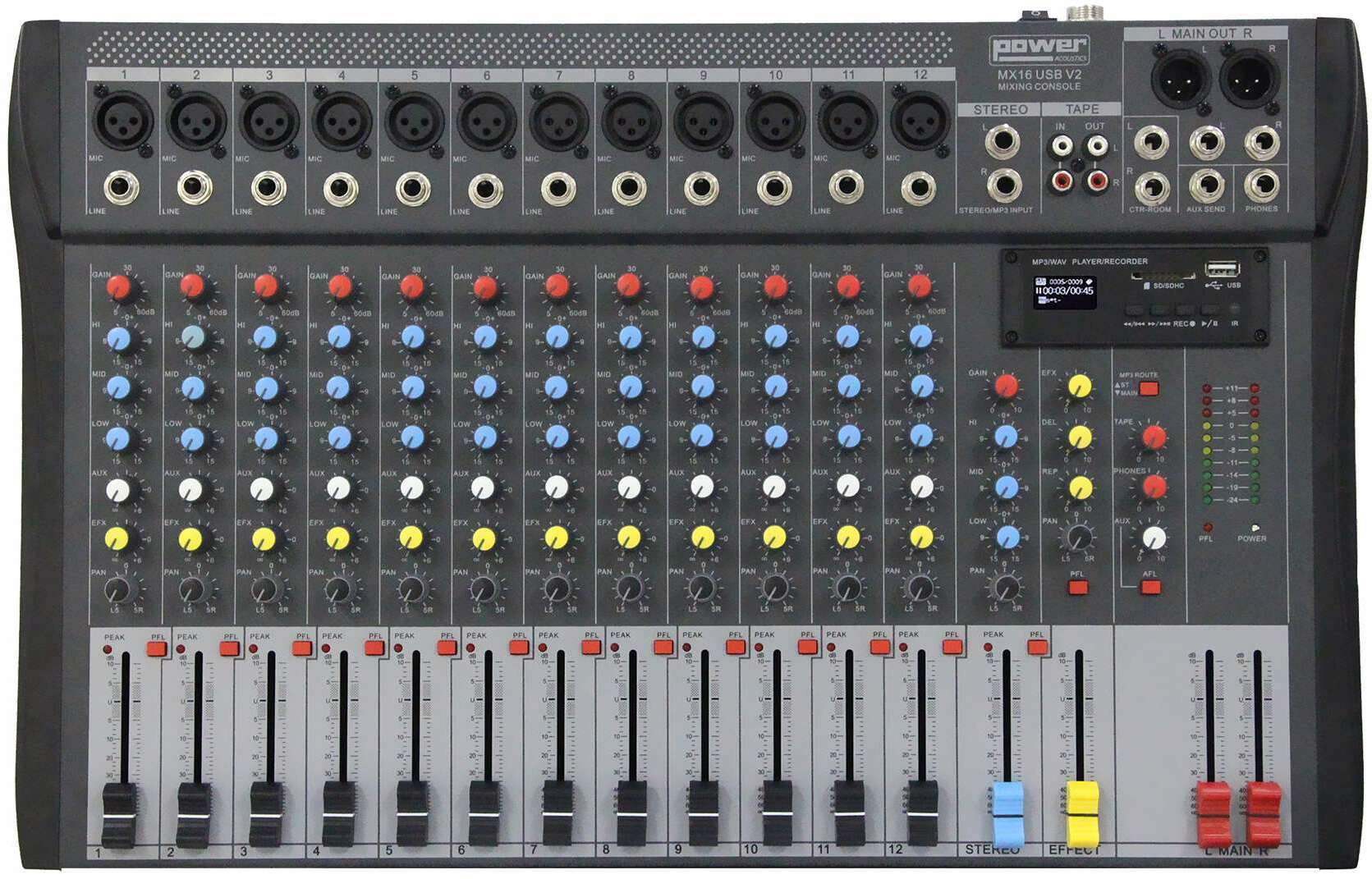 Power Acoustics Mx16 Usb V2 - Analoges Mischpult - Main picture