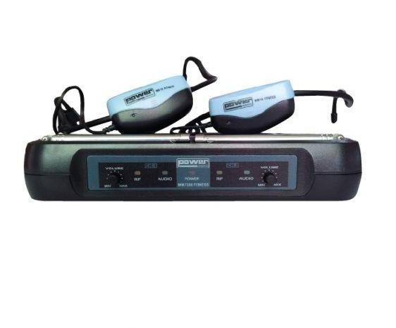 Wireless headset-mikrofon Power acoustics WM7200 Fitness Double