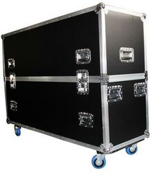 Flight case & koffer für lichtequipment  Power acoustics Flight double écran 50 pouces