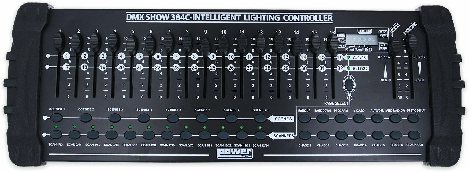 Power Lighting Dmx Show 384c - DMX Controller & Software - Main picture