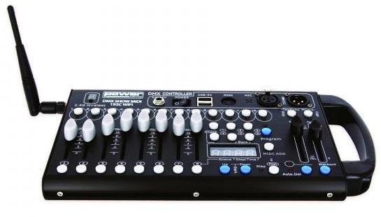 Dmx controller & software Power lighting Dmx Show Midi 192C Wifi