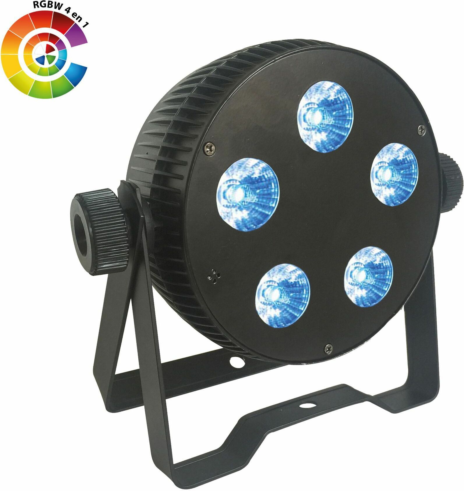 Power Lighting Par Slim 5x10w Quad -  - Main picture