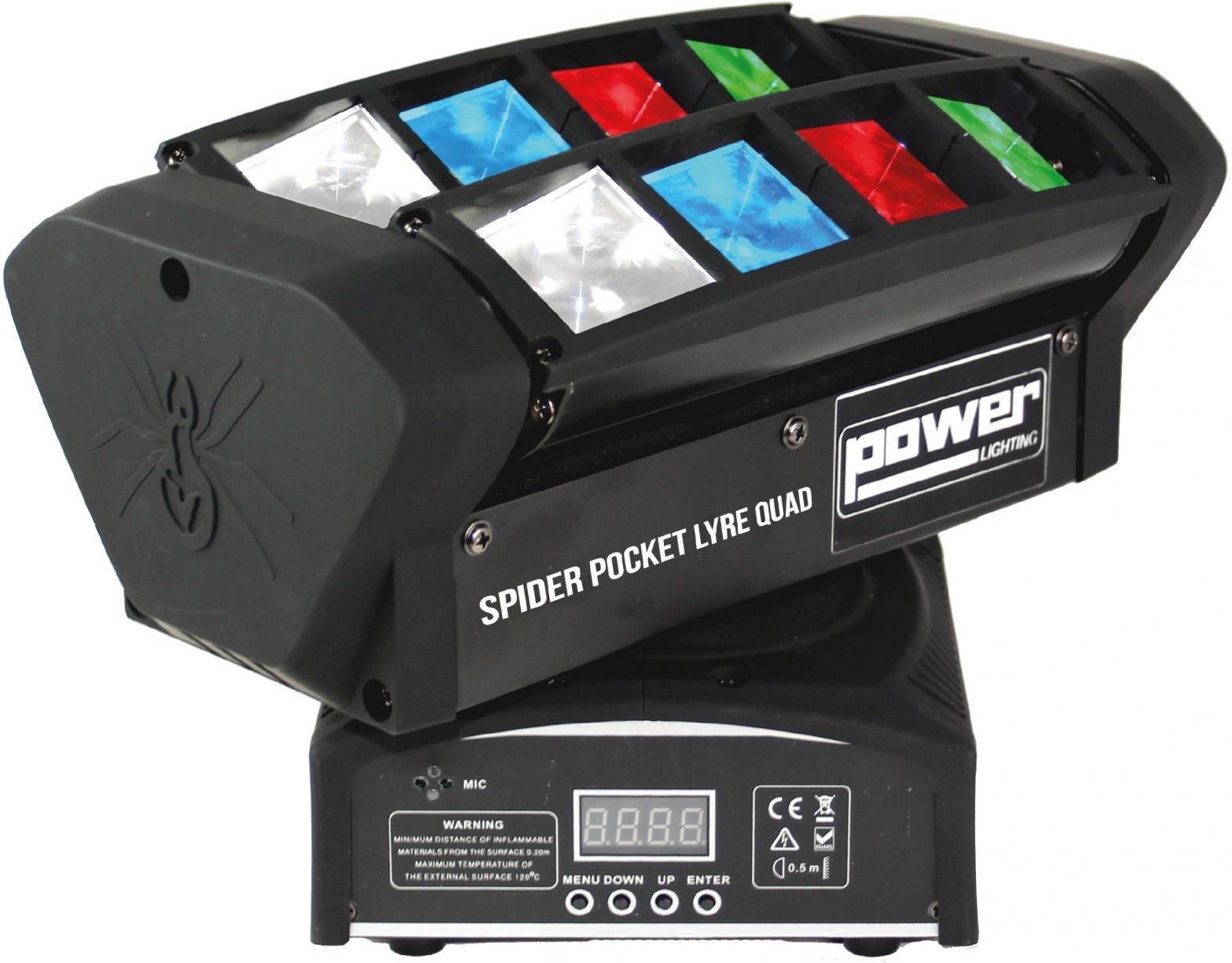 Power Lighting Spider Pocket Lyre Quad - - Moving-Head - Main picture