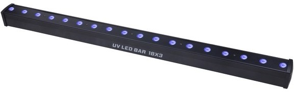 Power Lighting Uv Bar Led 18x3w Mk2 - LED Bars - Main picture