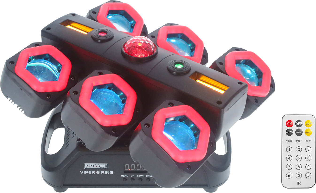 Power Lighting Viper 6 Ring - Effektstrahler - Main picture