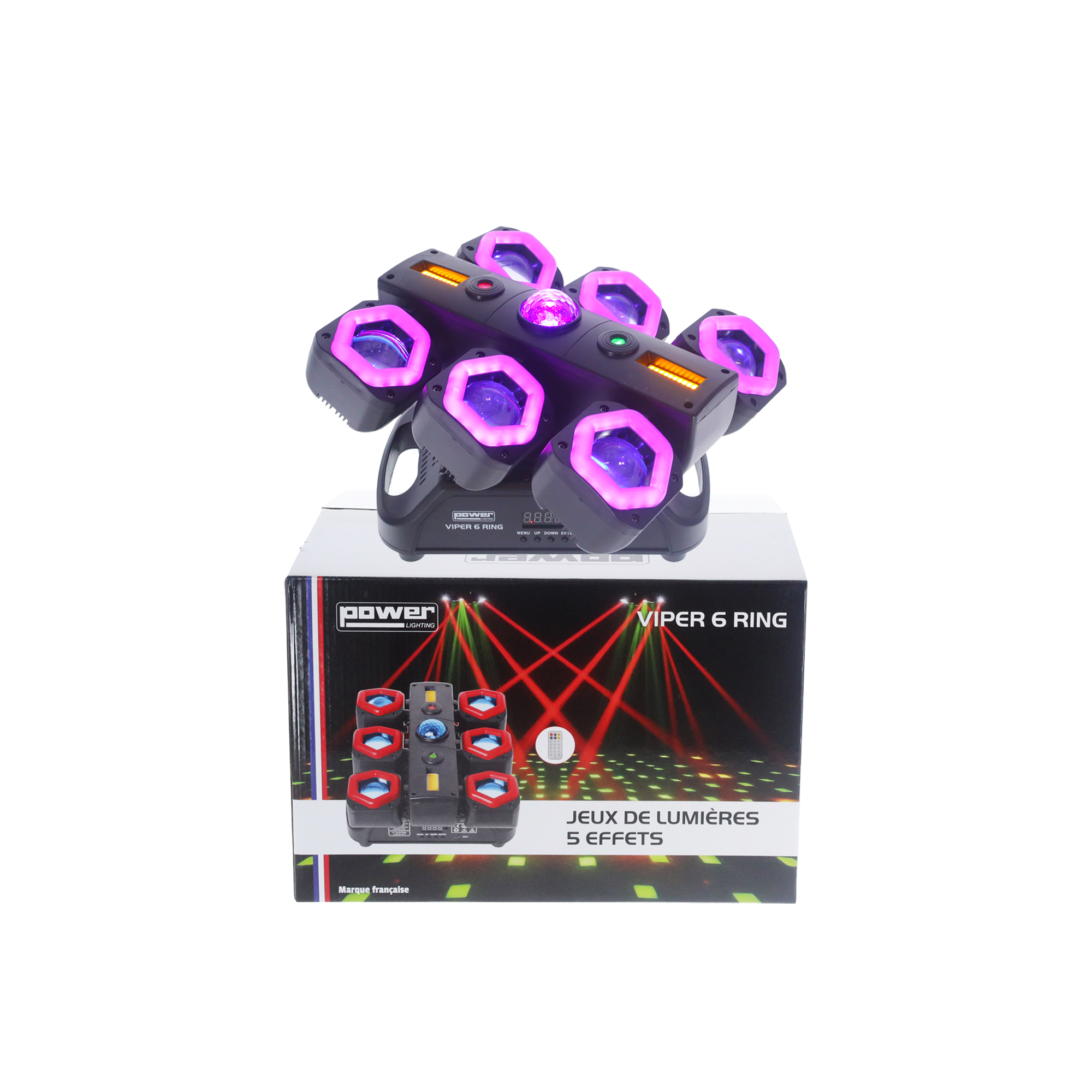 Power Lighting Viper 6 Ring - Effektstrahler - Variation 9