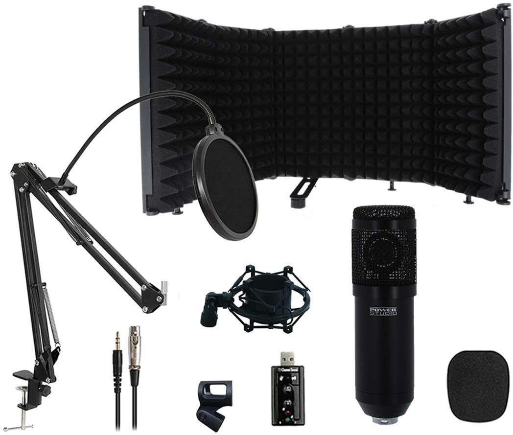 Mikrofon set mit ständer Power studio VIBE d1 XLR RF