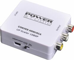 Steckeradapter Power studio Conver HDMI RCA
