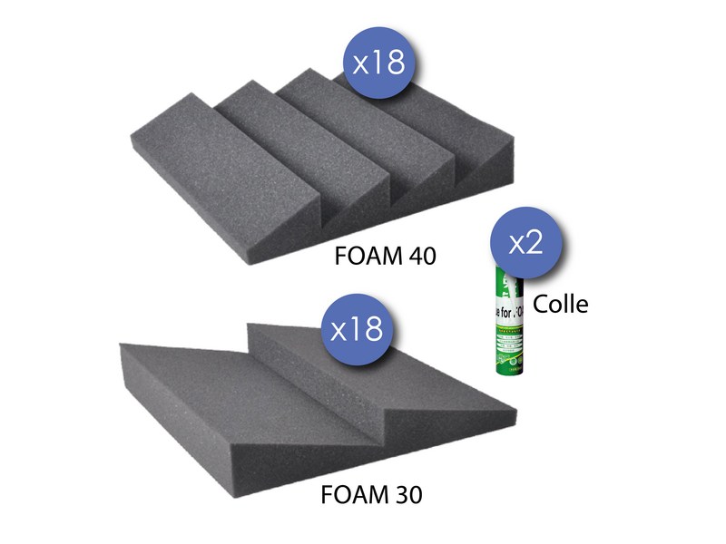 Power Studio Studio Foam Kit 36 - Akustikpaneel - Variation 2