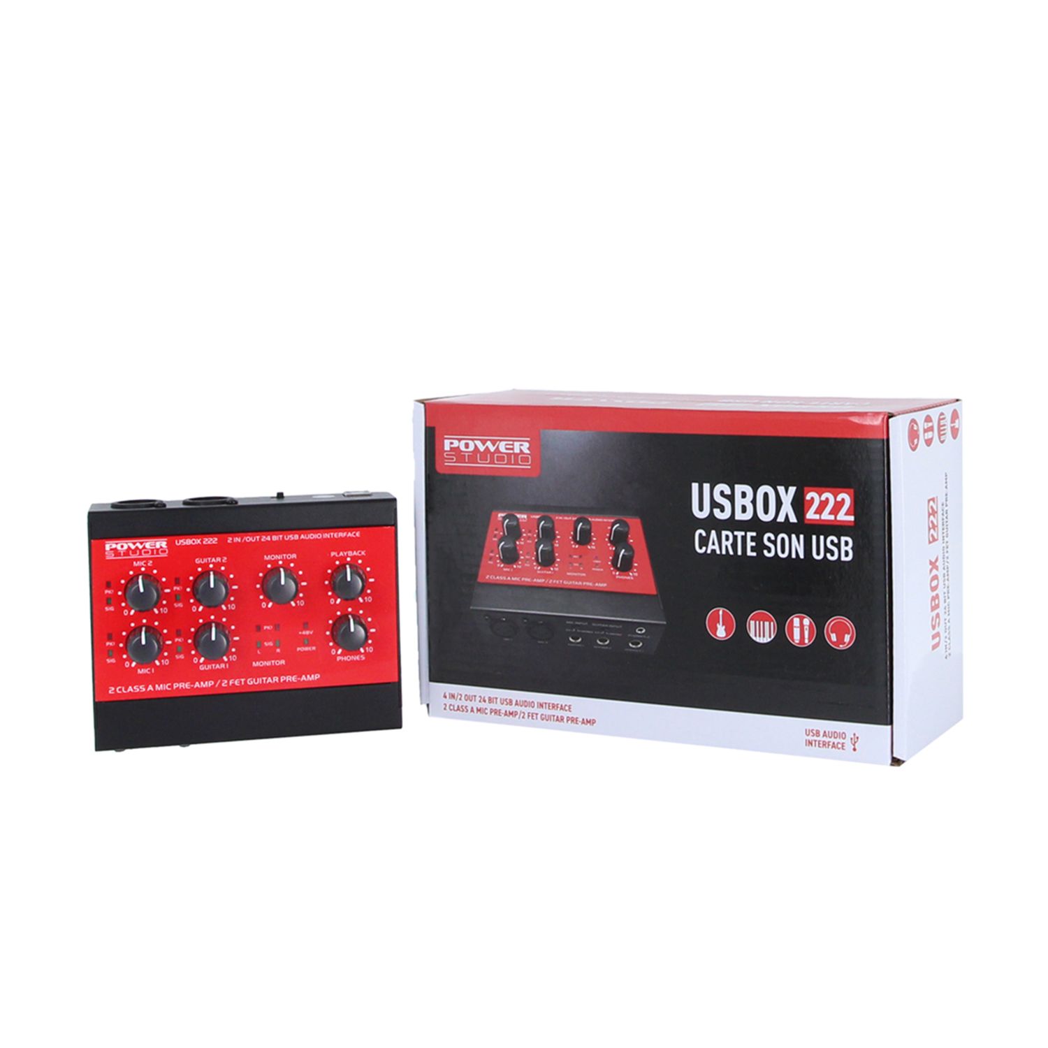 Power Studio Usbox 222 - USB audio interface - Variation 4