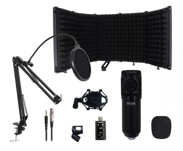 Mikrofon set mit ständer Power studio VIBE d1 XLR RF