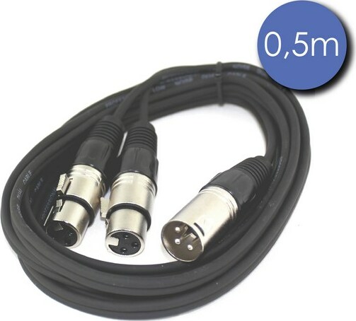 Power 2137 Xlrm 2xlrf 0.5m - - Kabel - Main picture