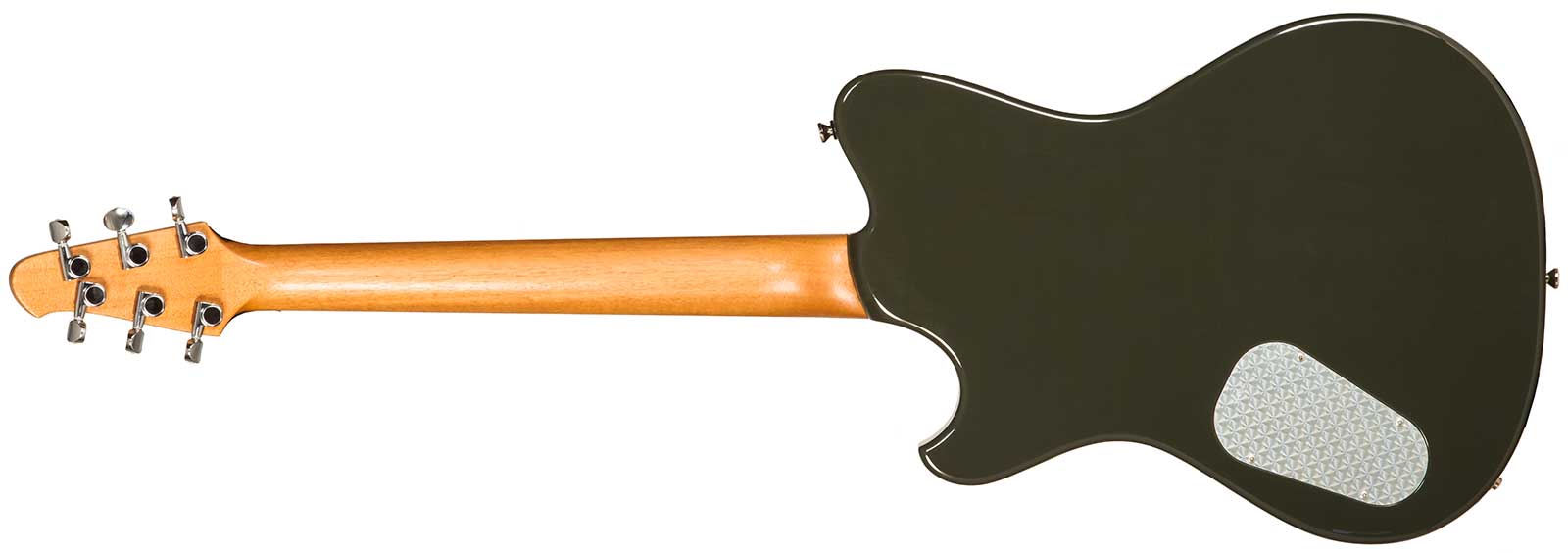 Powers Electric A-type 2s Ff42 Ht Mn #a494 - Black Olive - Retro-Rock-E-Gitarre - Variation 1