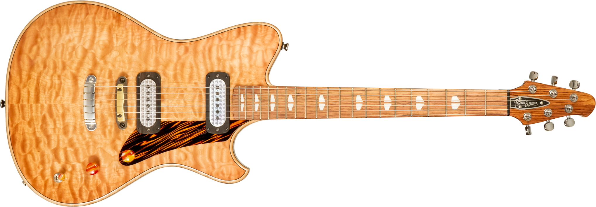 Powers Electric A-type 2s Ff42 Ht Mn #a504 - Pale Ale - Retro-Rock-E-Gitarre - Main picture