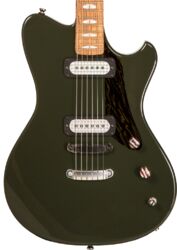 Retro-rock-e-gitarre Powers electric A-Type #A494 - Black olive