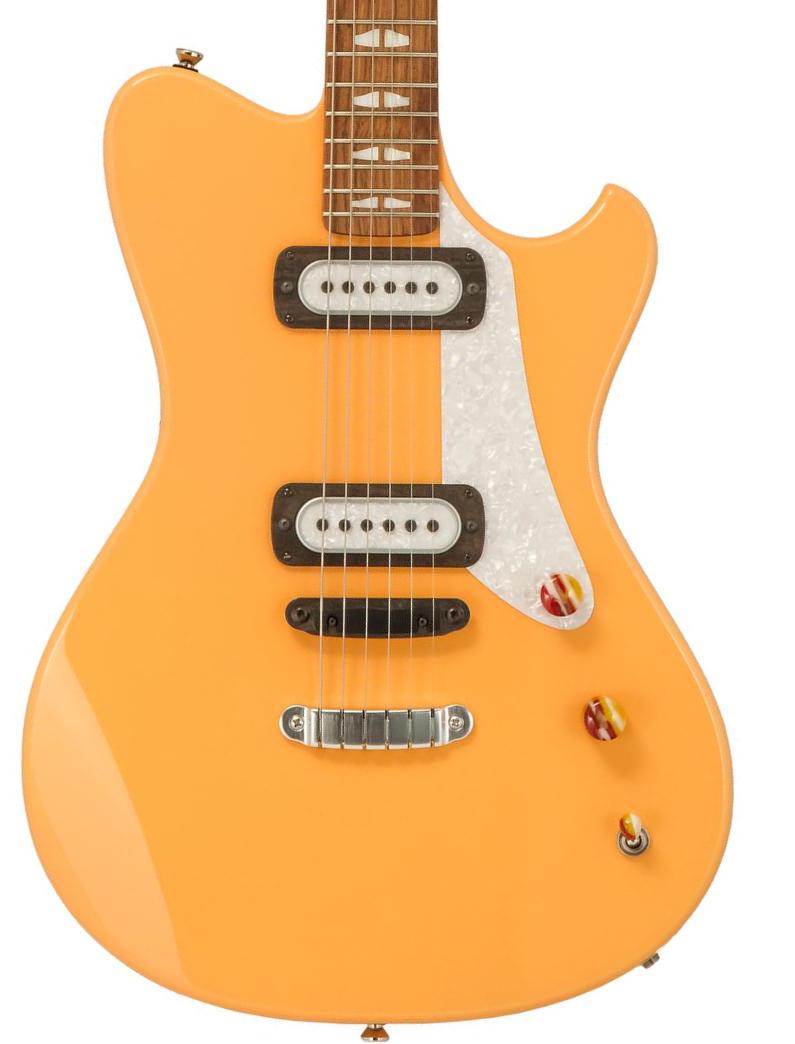Retro-rock-e-gitarre Powers electric A-Type #A428 - Creamsicle