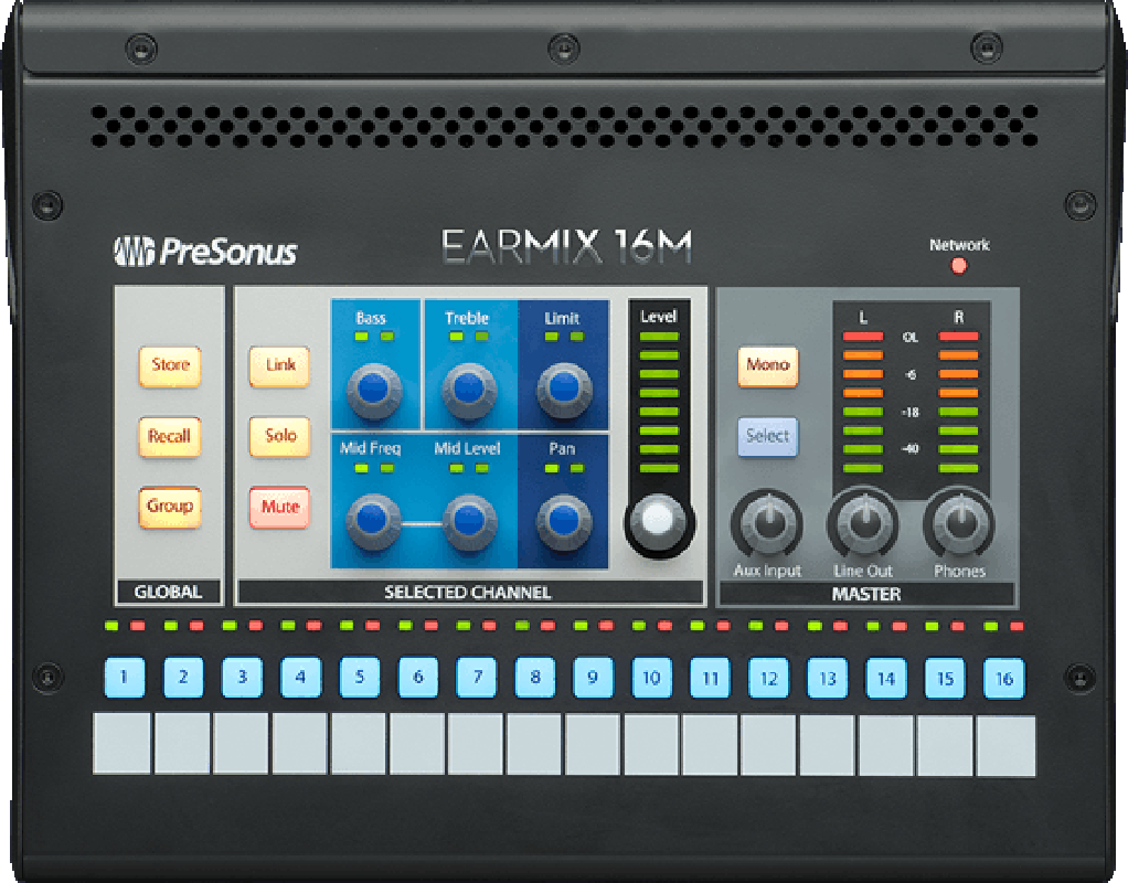 Presonus Earmix-16m - Fernbedienungseinheit für Kontroller - Main picture