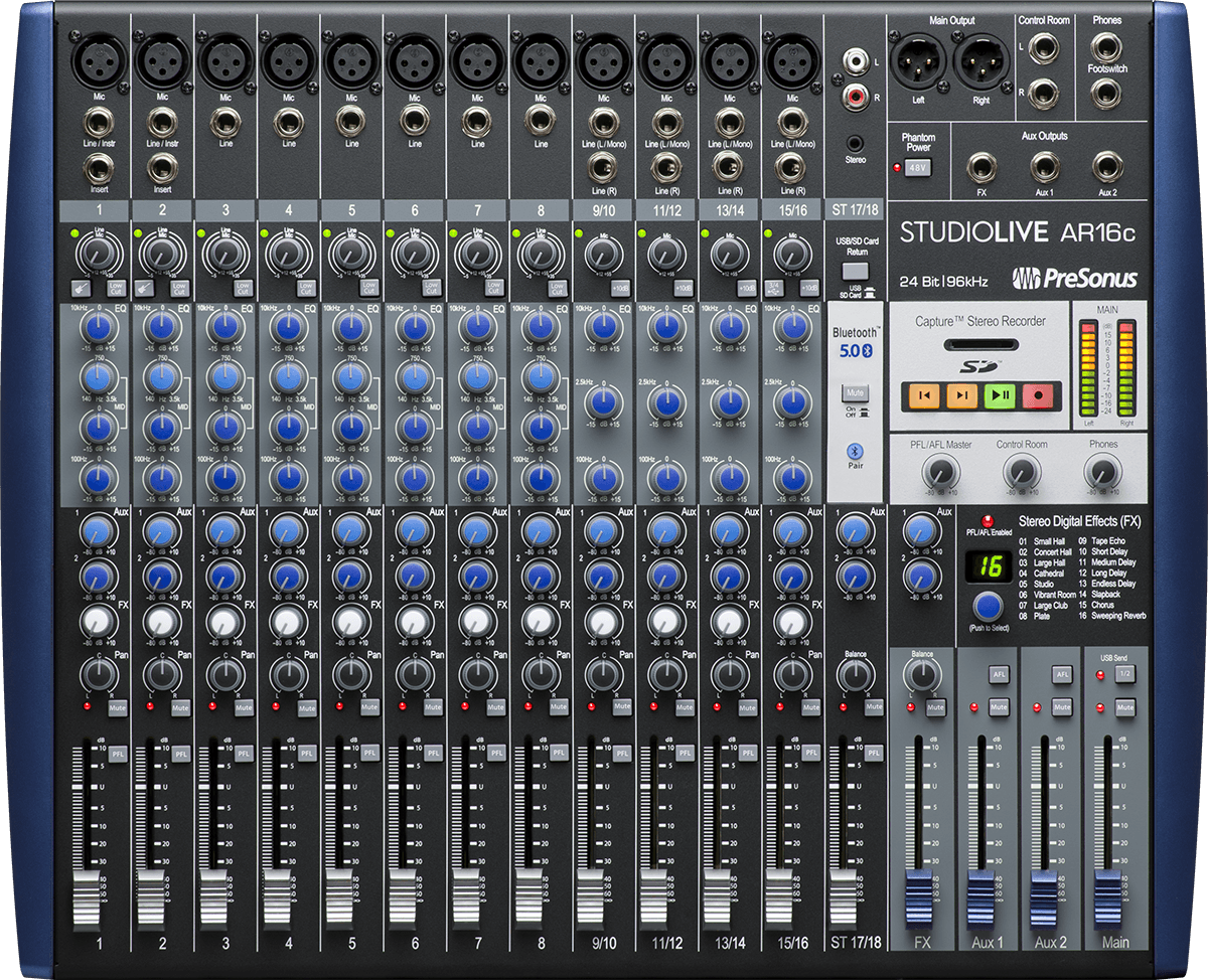 Presonus Studiolive Ar16c - Analoges Mischpult - Main picture