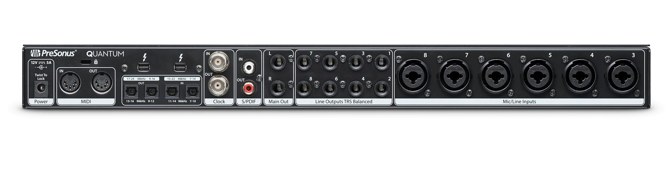 Presonus Quantum - Thunderbolt audio interface - Variation 1