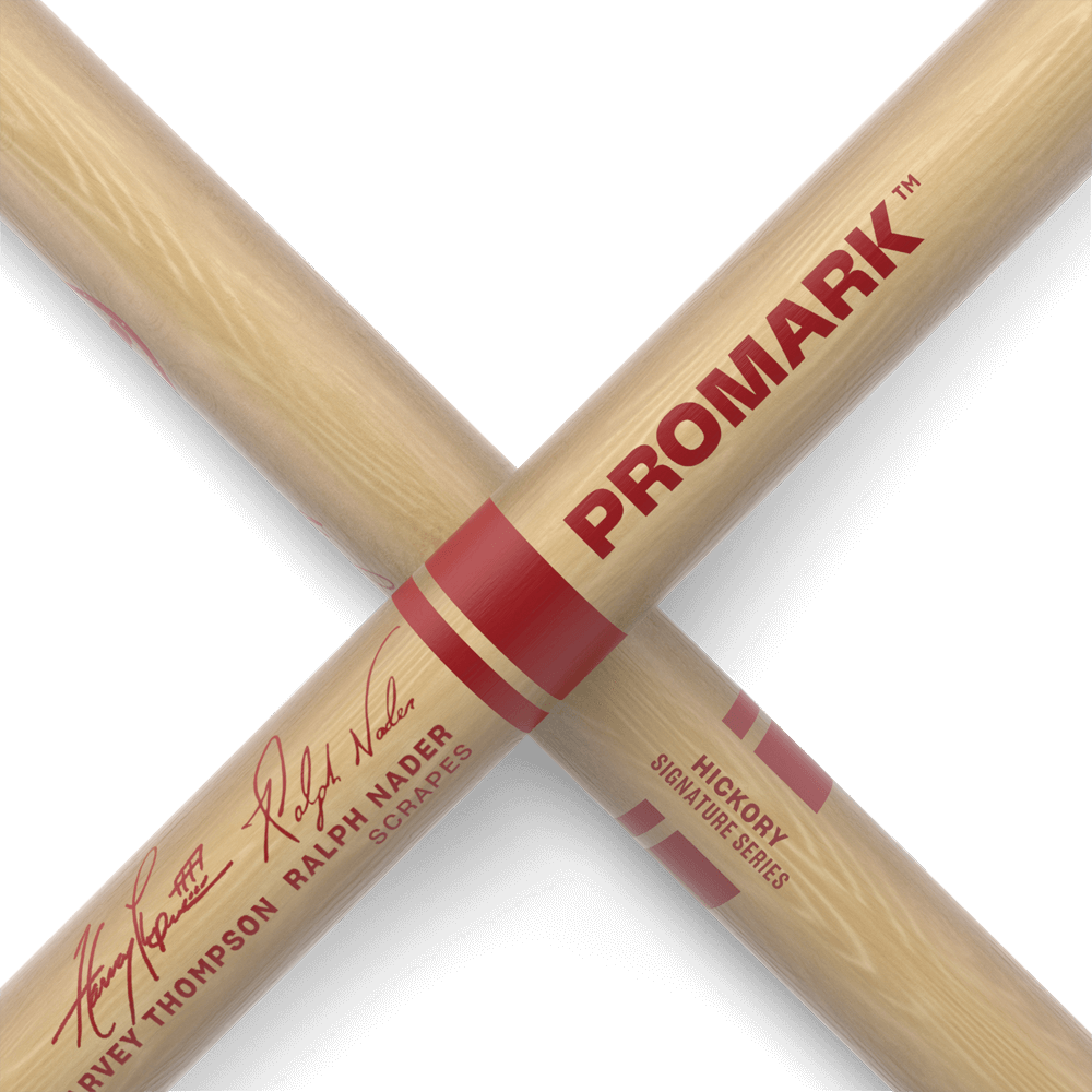 Pro Mark Baguettes De Fanfare Byos Signature « Scrapes », Olive En Nylon - Stöcke - Variation 3