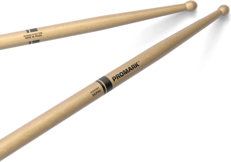 Pro Mark Txdcpm1w Hickory Marching Drumstick, Wood Tip - Stöcke - Main picture