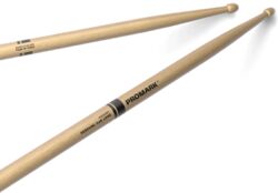 Stöcke Pro mark RBH580LAW Rebound 5AB Long Hickory Drumstick, Acorn Wood Tip
