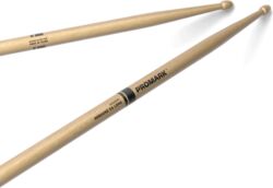 Stöcke Pro mark Rebound 5A Long Hickory Drumstick, Acorn Wood Tip
