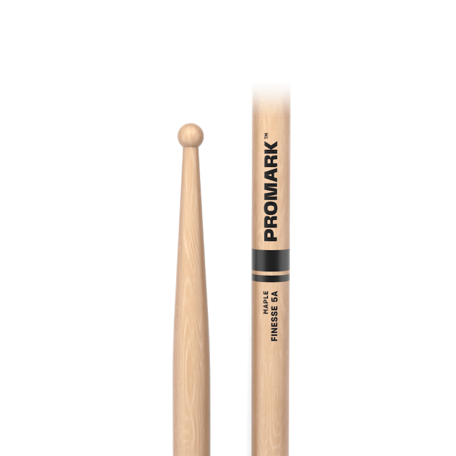 Pro Mark Finesse 5a Maple Drumstick, Small Round Wood Tip - Stöcke - Variation 4