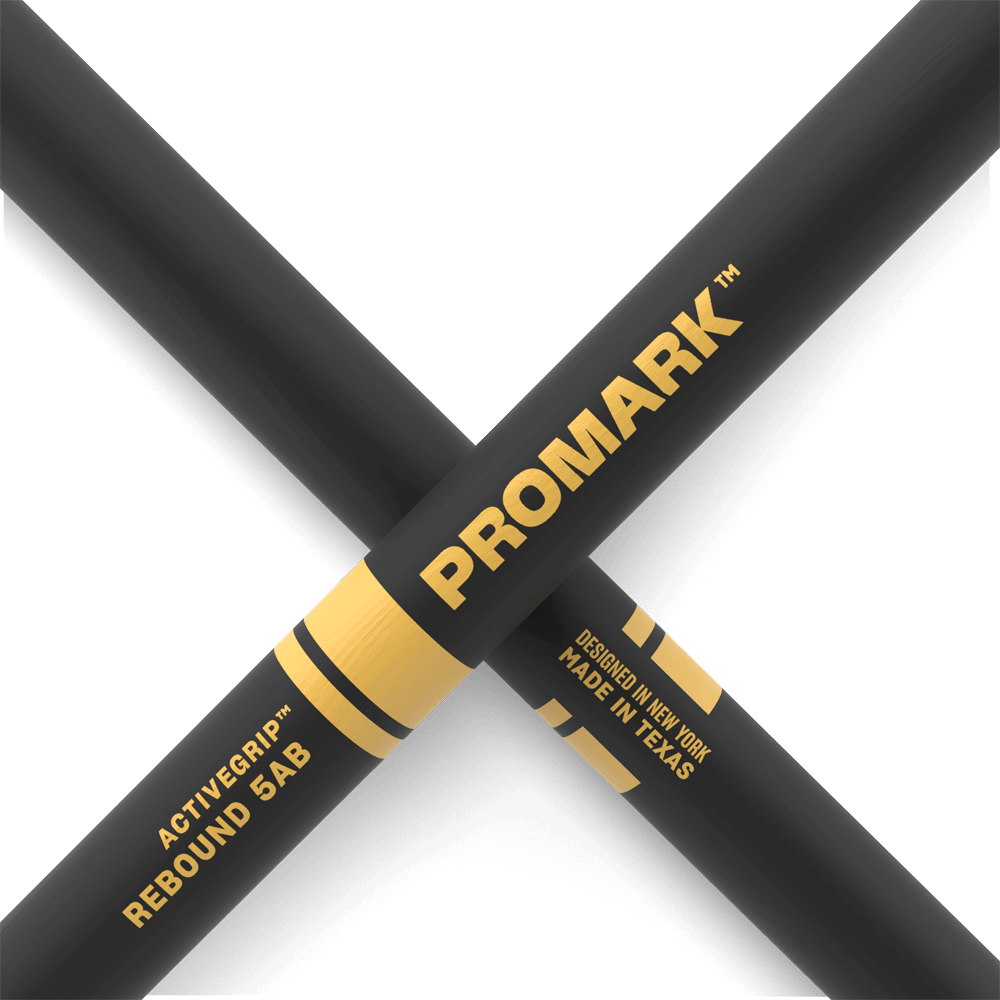 Pro Mark R5abag Rebound 5ab Activegrip Hickory Drumstick, Acorn Wood Tip - Stöcke - Variation 7