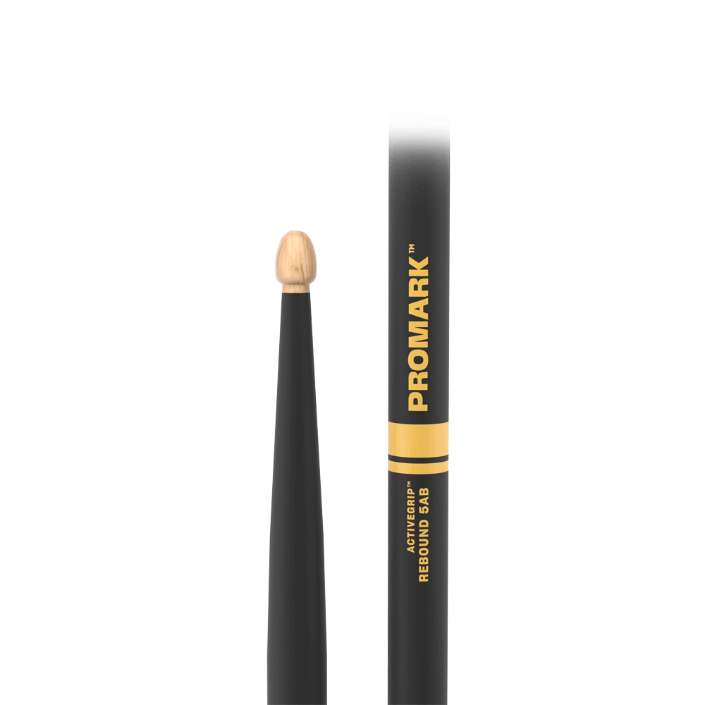 Pro Mark R5abag Rebound 5ab Activegrip Hickory Drumstick, Acorn Wood Tip - Stöcke - Variation 8