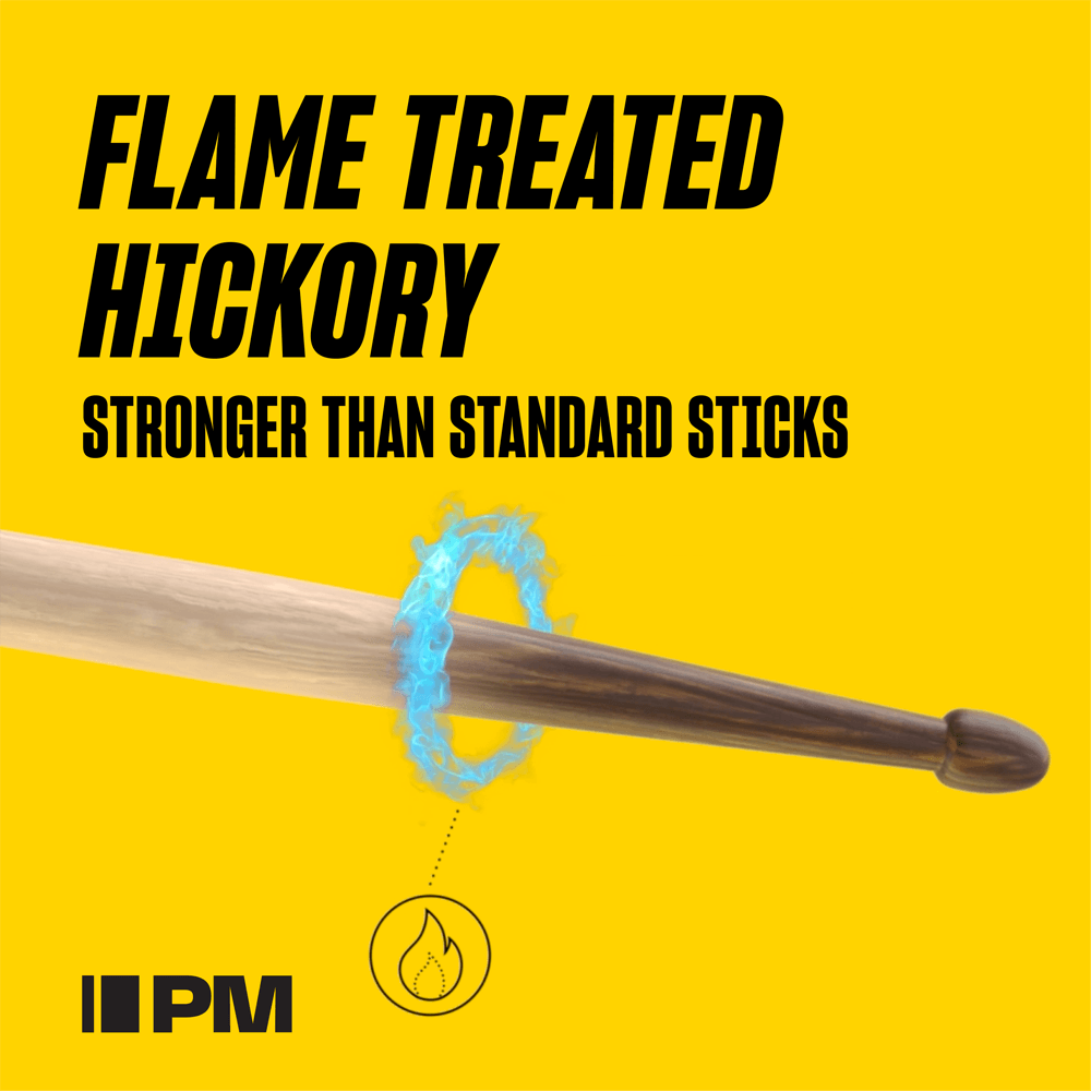 Pro Mark R5abfg Rebound 5ab Firegrain Hickory Drumstick, Acorn Wood Tip - Stöcke - Variation 1