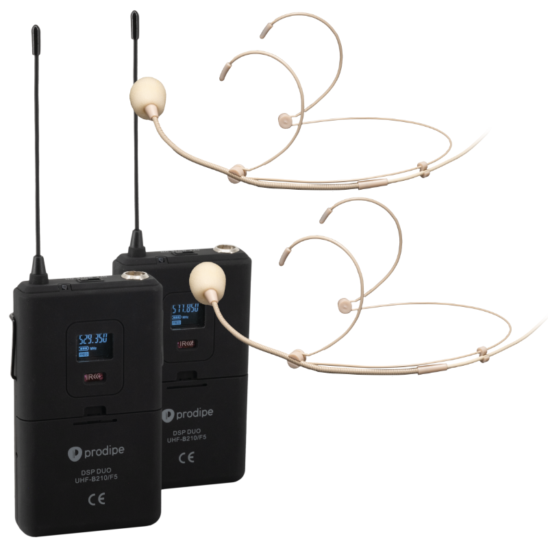 Prodipe Dsp Duo Uhf-b210 Headset - Wireless Lavalier-Mikrofon - Variation 1