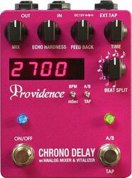 Reverb/delay/echo effektpedal Providence Chrono Delay DLY-4