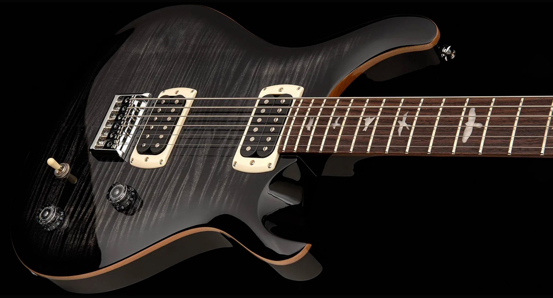 Prs 277 Se (wing Tuners) Baritone 2h Ht Eb - Charcoal Burst - Bariton E-Gitarre - Variation 3