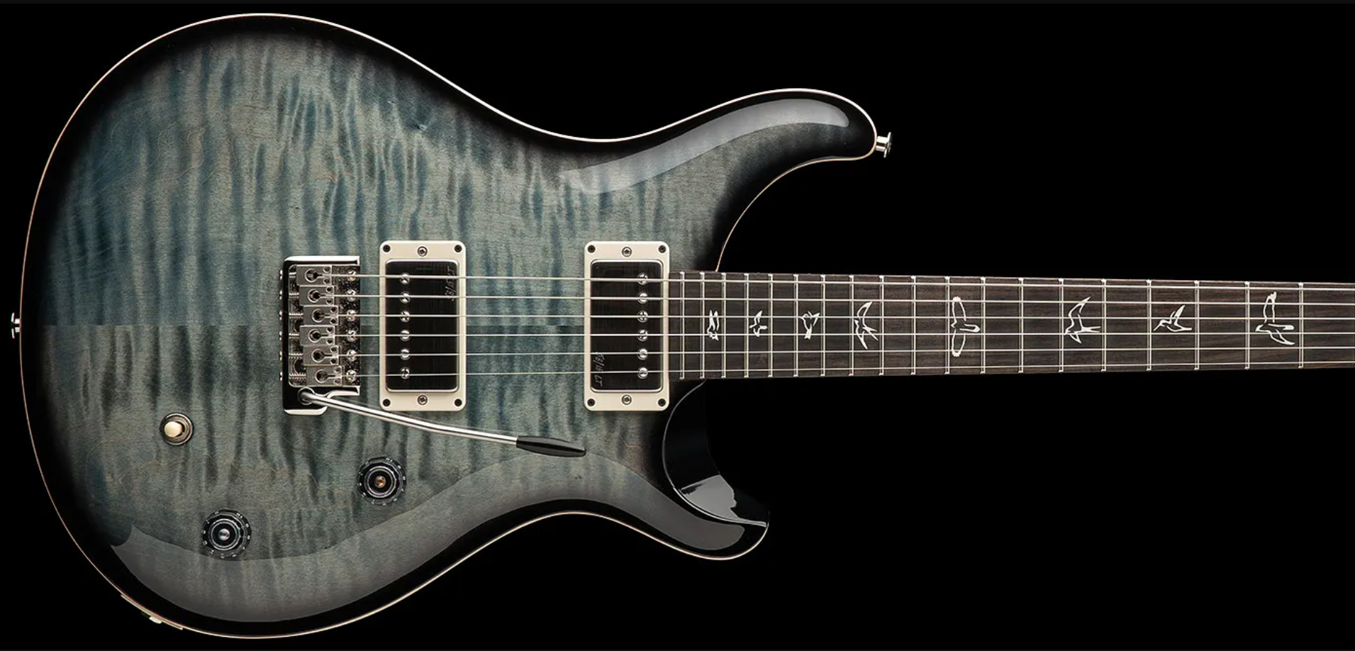 Prs Ce 22 Bolt-on Usa Ltd 2h Trem Rw - Faded Blue Smokeburst - Double Cut E-Gitarre - Variation 2