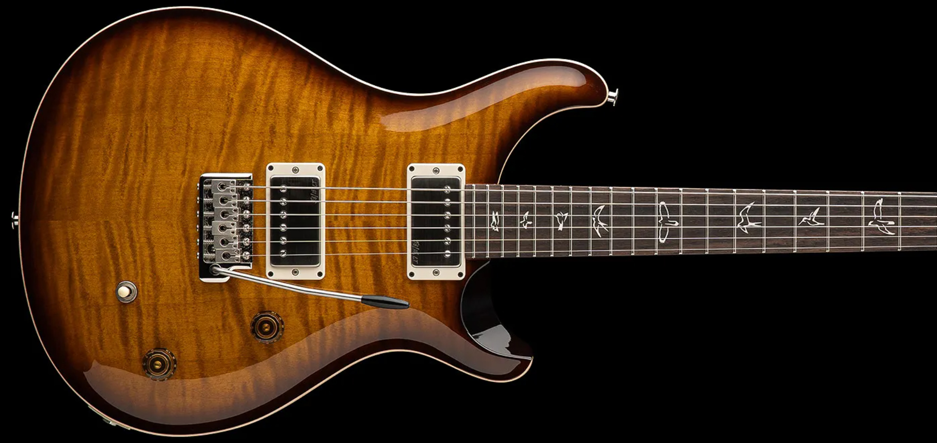 Prs Ce 22 Bolt-on Usa Ltd 2h Trem Rw - Black Amber - Double Cut E-Gitarre - Variation 2