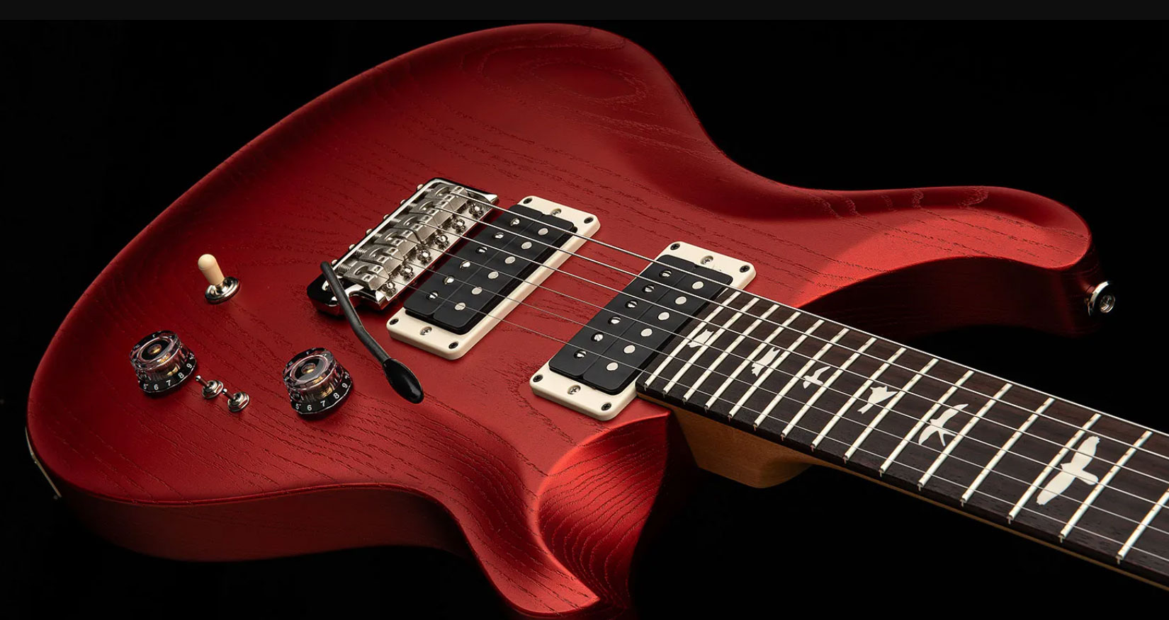 Prs Ce 24-08 Swamp Ash Ltd Bolt-on Usa 2h Trem Rw - Red Apple Metallic - Double Cut E-Gitarre - Variation 1
