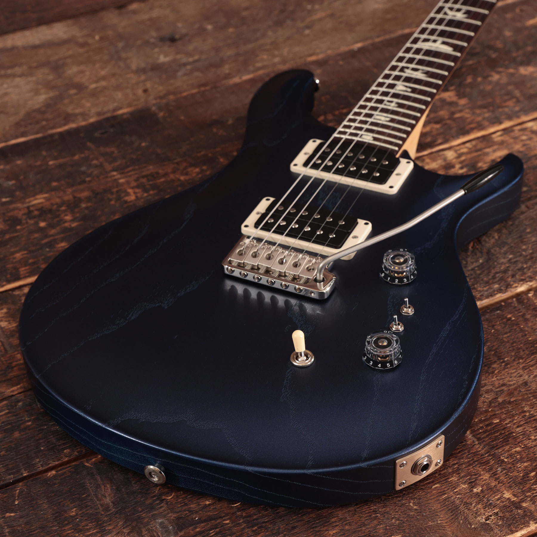 Prs Ce 24-08 Swamp Ash Ltd Bolt-on Usa 2h Trem Rw - Metallic Midnight - Double Cut E-Gitarre - Variation 3